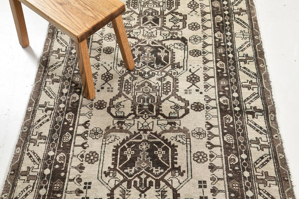 Persian Rug 4002 Vintage Persian Malayer Runner 27124