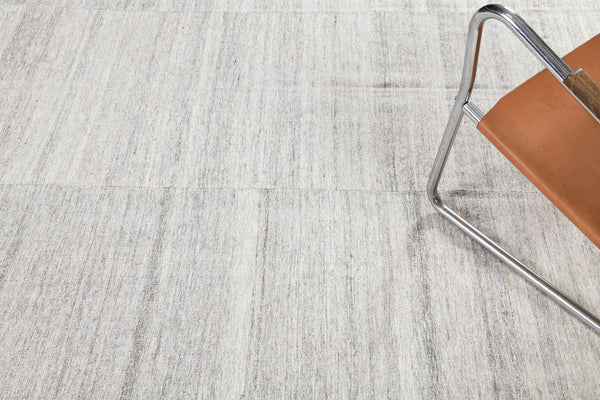 Turkish Tisse Kilim Flat Weave Rug - flat-weave kilim, hand-knotted in Turkey - full length showing color variation [#9]