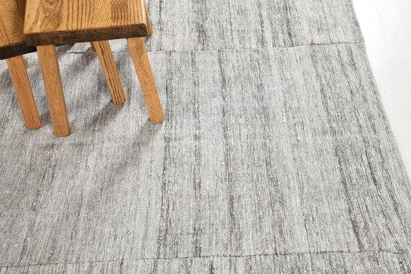 Turkish Tisse Kilim Flat Weave Rug - flat-weave kilim, hand-knotted in Turkey - full length showing color variation [#3]