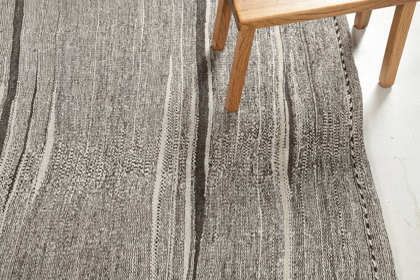 Vintage Anatolian Turkish Flat Weave Kilim - flat-weave kilim, hand-knotted in Turkey - styled in room setting [#19]