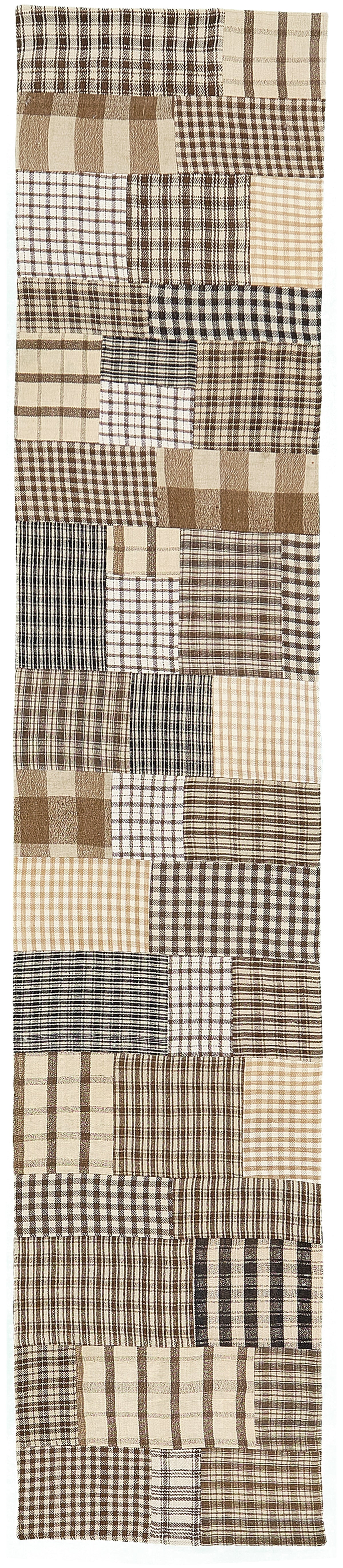 Vintage Turkish Patchwork Flat Weave Kilim - flat-weave kilim, hand-knotted in Turkey - one-of-a-kind handmade area rug