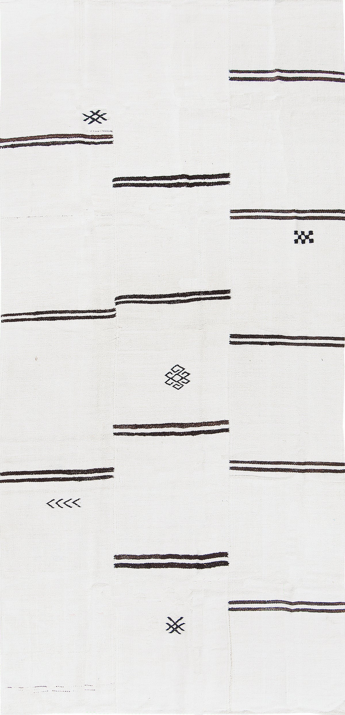 Vintage Turkish Hemp Kilim - flat-weave kilim, hand-knotted in Turkey - one-of-a-kind handmade area rug [#4]