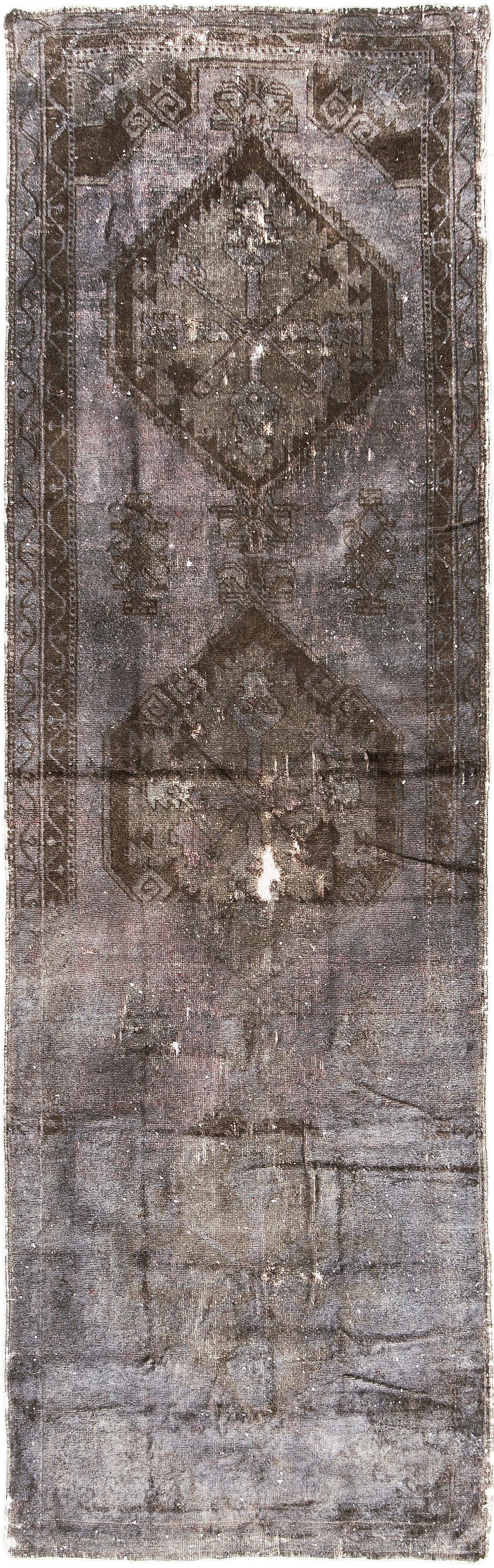 Overdyed Vintage Turkish Anatolian Runner - hand-knotted in Turkey - one-of-a-kind handmade area rug [#3]