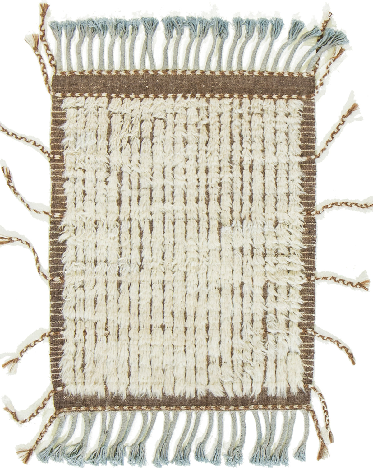 Fohn, Haute Bohemian, Ivory Bark - one-of-a-kind handmade area rug