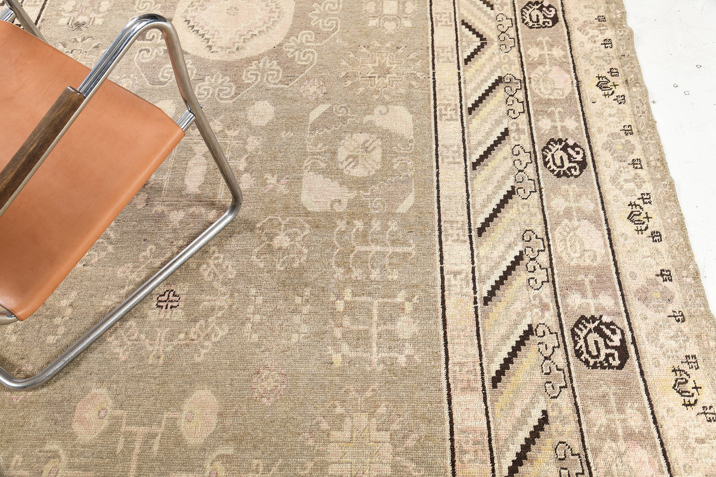 Antique Turkestan Khotan Rug