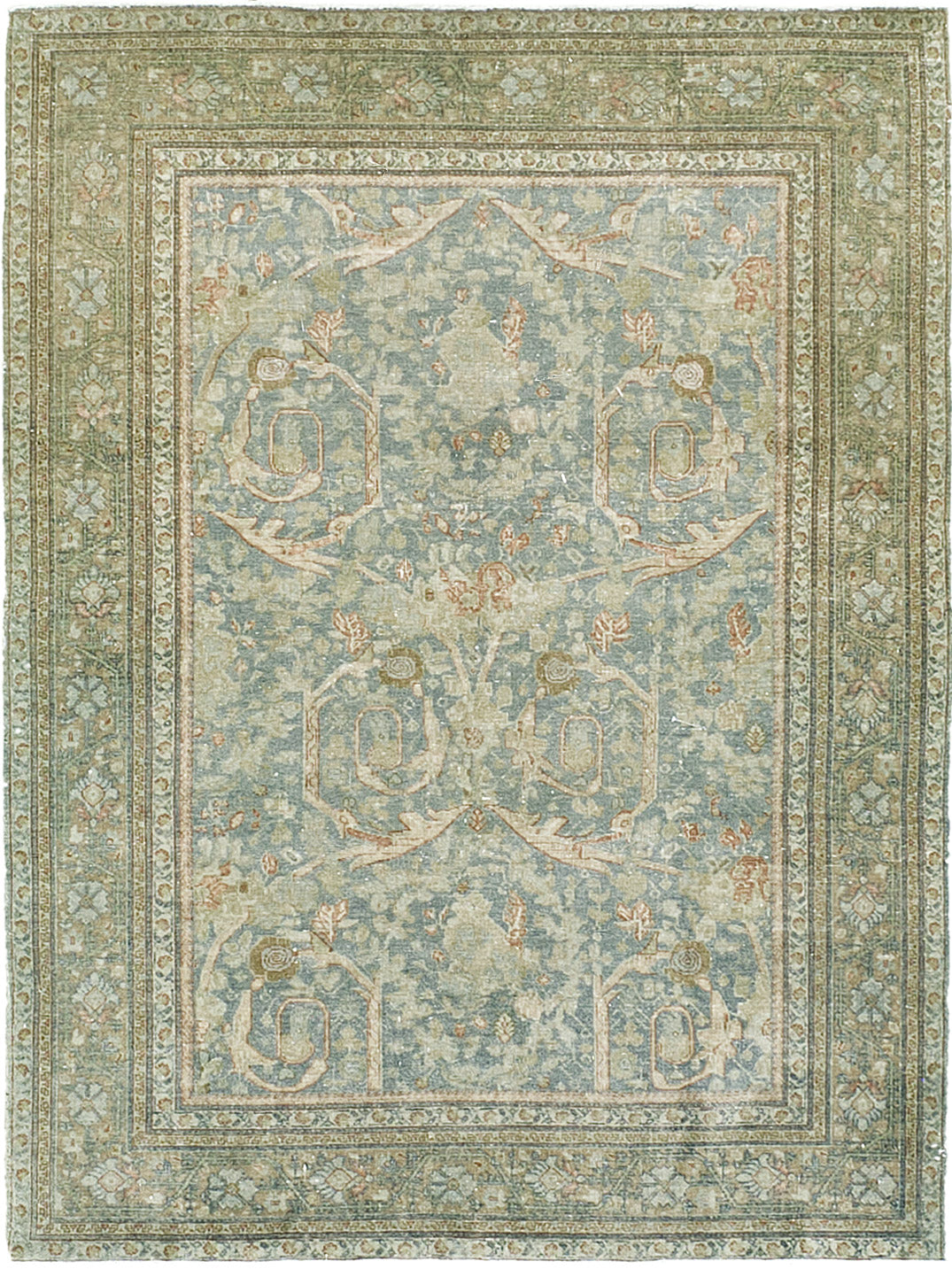 Antique Persian Mahal Rug 27655