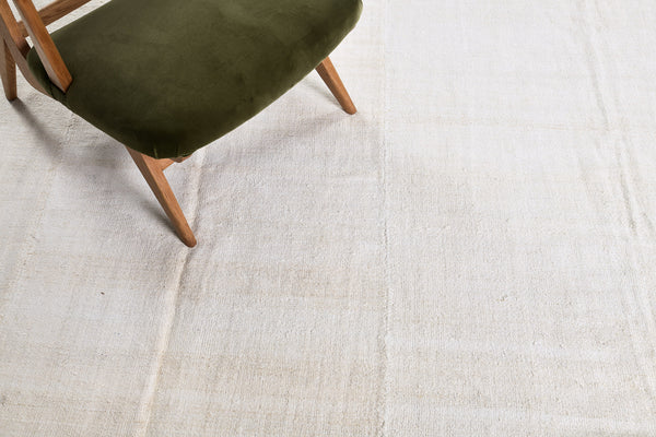 Vintage Anatolian Turkish Flat Weave Kilim - flat-weave kilim, hand-knotted in Turkey - styled in room setting [#7]