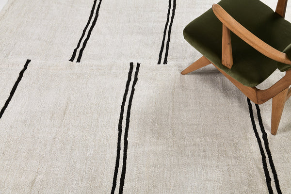Vintage Anatolian Turkish Flat Weave Kilim - flat-weave kilim, hand-knotted in Turkey - overhead flat lay view [#4]