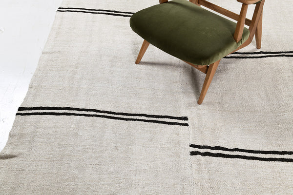 Vintage Anatolian Turkish Flat Weave Kilim - flat-weave kilim, hand-knotted in Turkey - styled in room setting [#4]