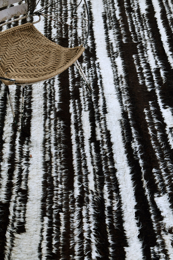 Broussard II, Atlas Collection, Ivory Black - overhead flat lay view