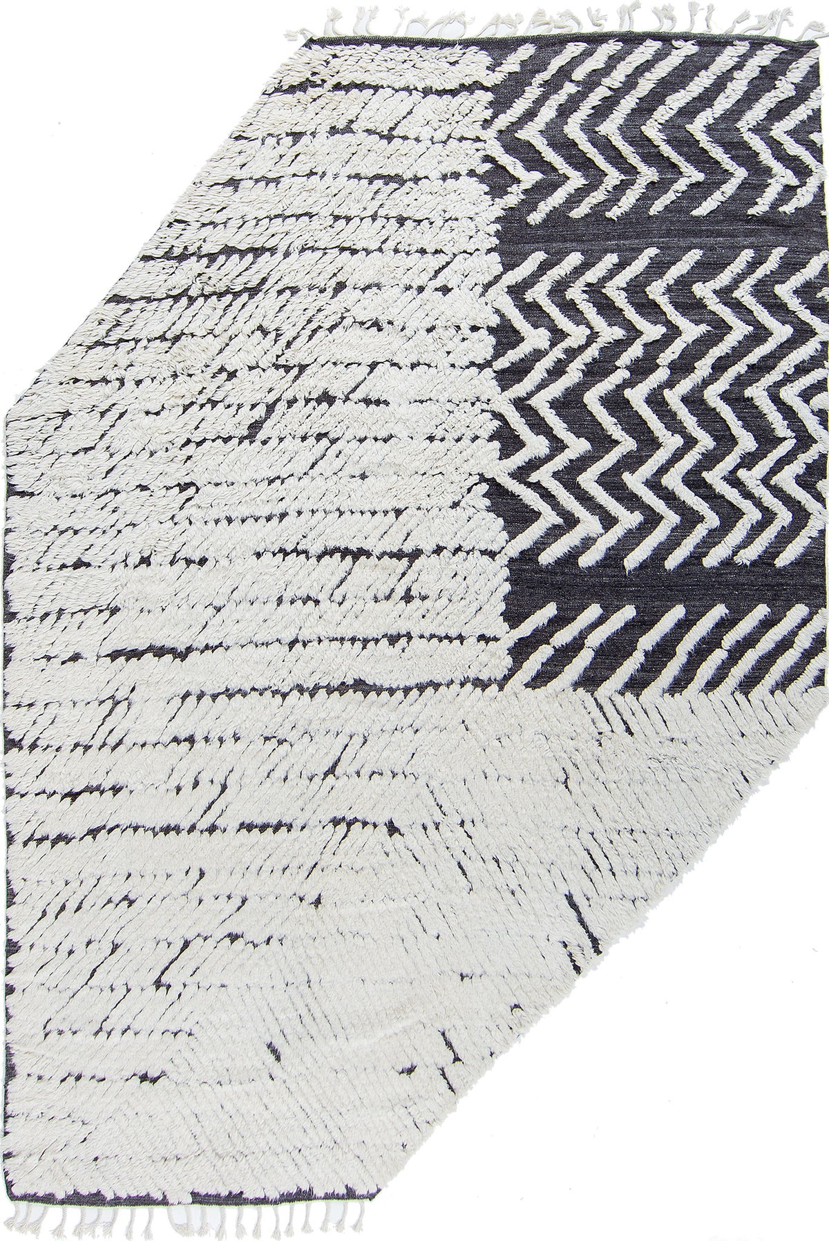 Malmo, ZigZigZag Collection - one-of-a-kind handmade area rug [#2]