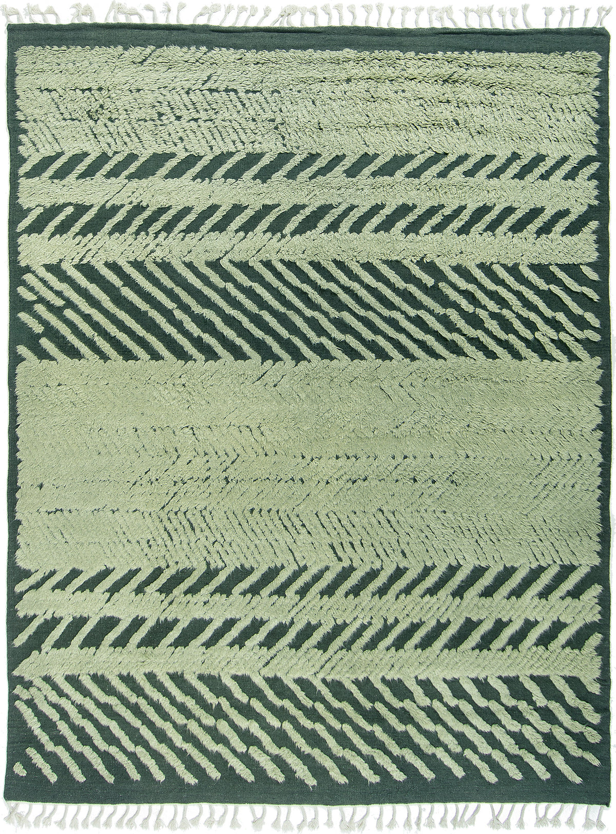 Zuma, ZigZigZag Collection - one-of-a-kind handmade area rug [#7]
