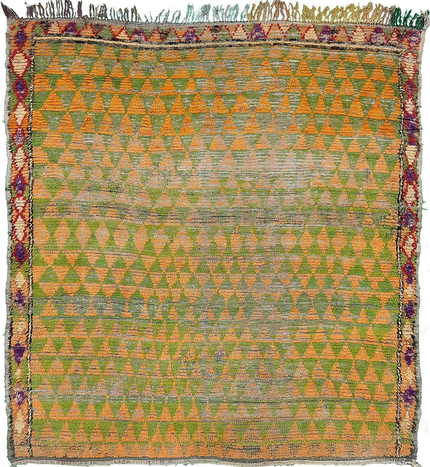 Modern Rug Image 12986 Vintage Moroccan Beni M'Guild Tribe Rug