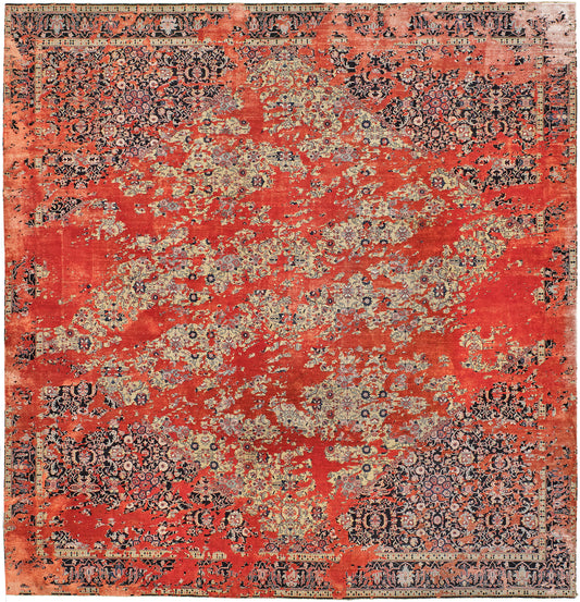 Wool and Silk Transitional Design Jan Kath Rug