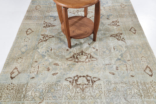 Vintage Persian Hamedan 29236 - overhead flat lay view