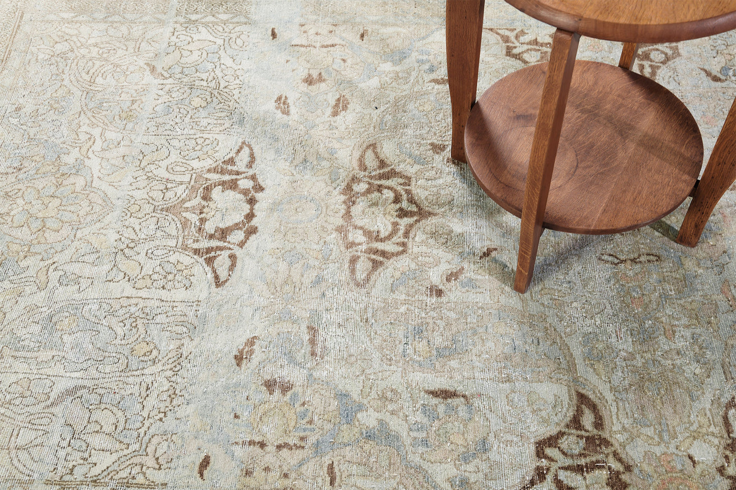 Vintage Persian Hamedan 29236 - detailed border and fringe