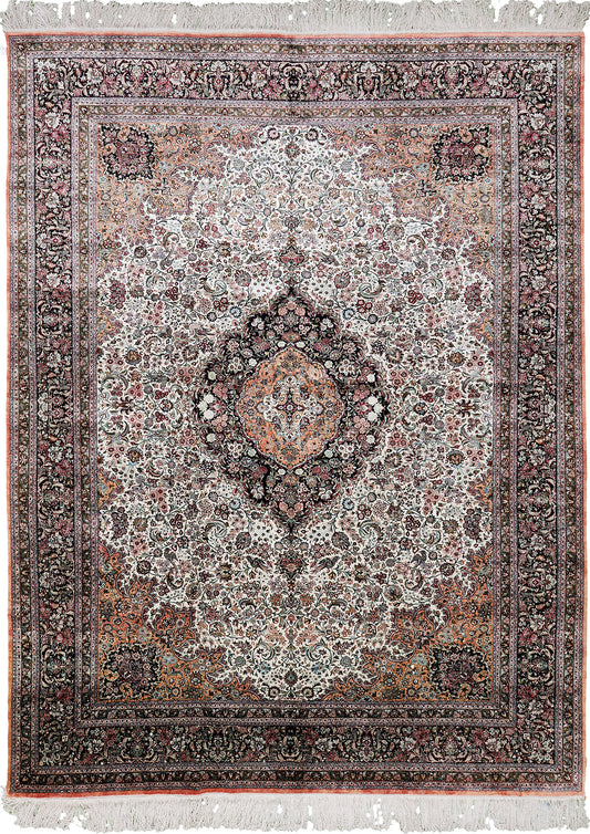 Fine Persian Qum Silk Rug 29247