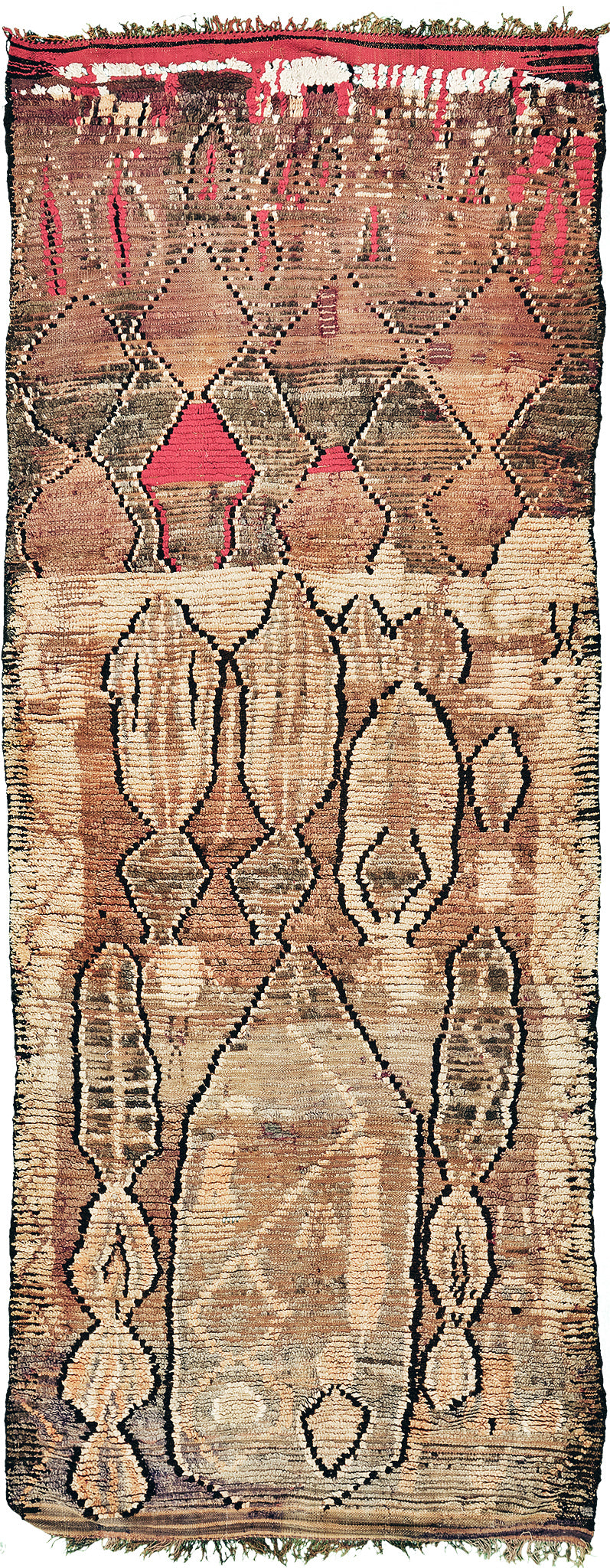 Vintage Moroccan Beni M'Guild Tribe Rug - handwoven in Morocco - one-of-a-kind handmade area rug