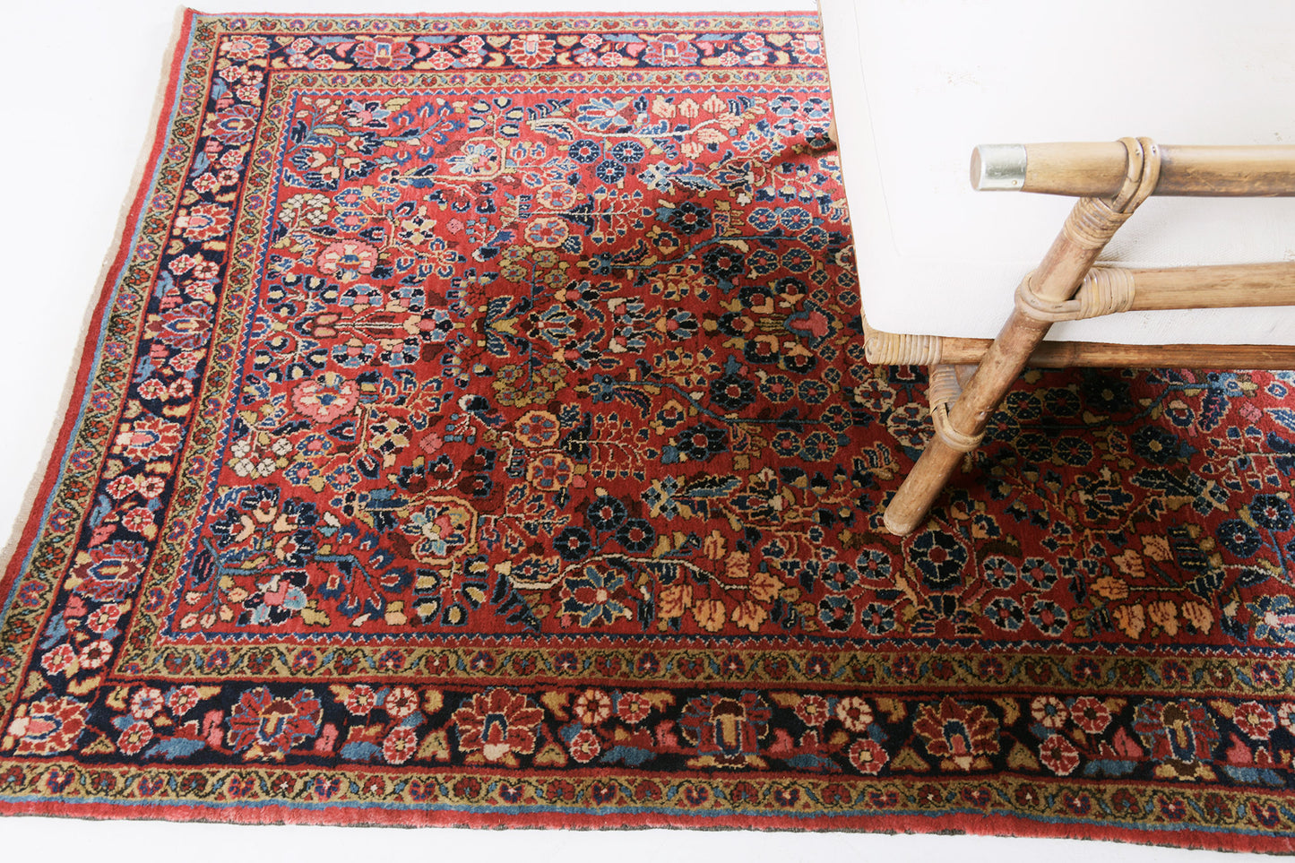 Persian Rug 4089 Vintage Persian Sarouk 29722