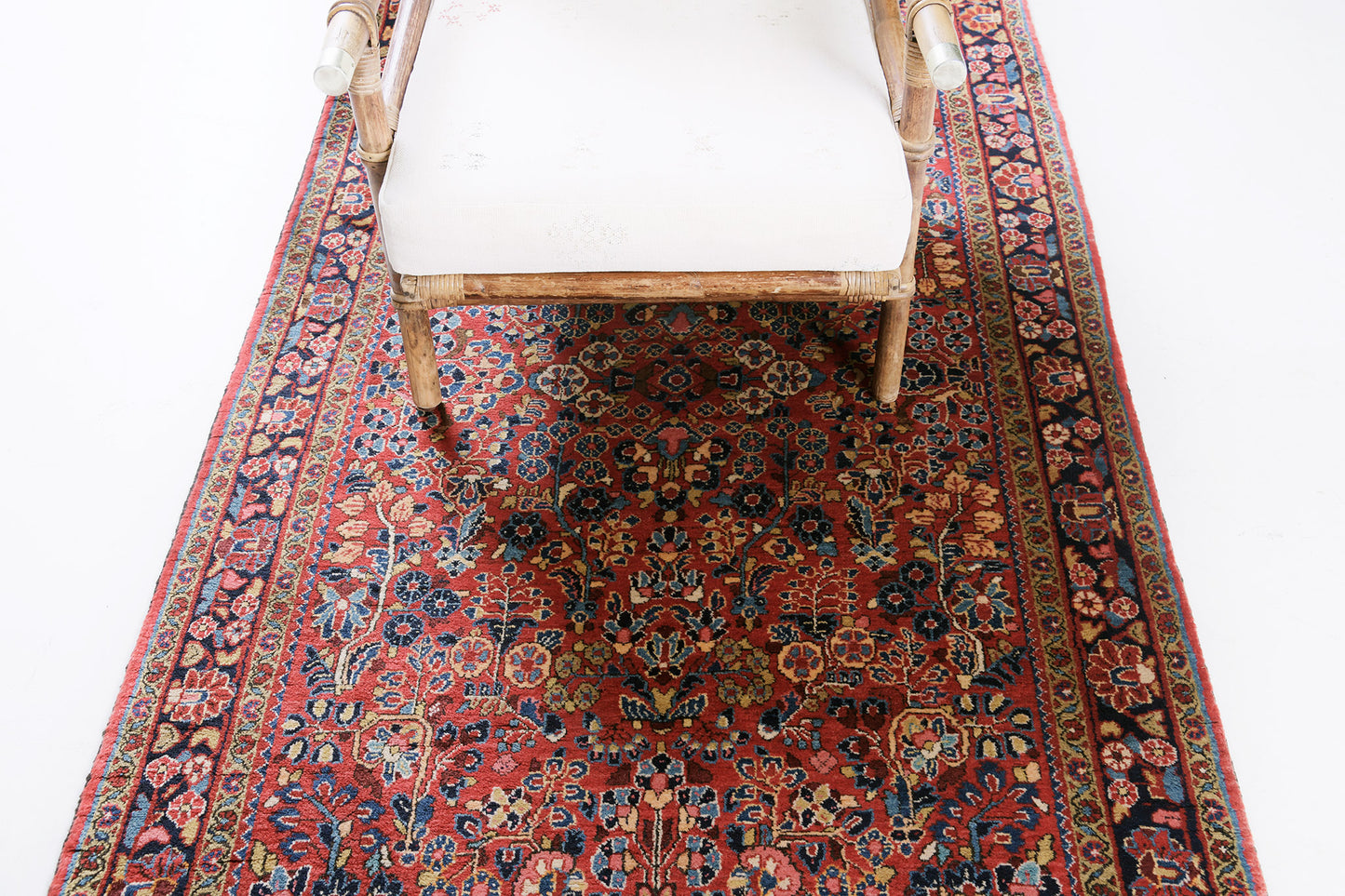 Persian Rug 4088 Vintage Persian Sarouk 29722