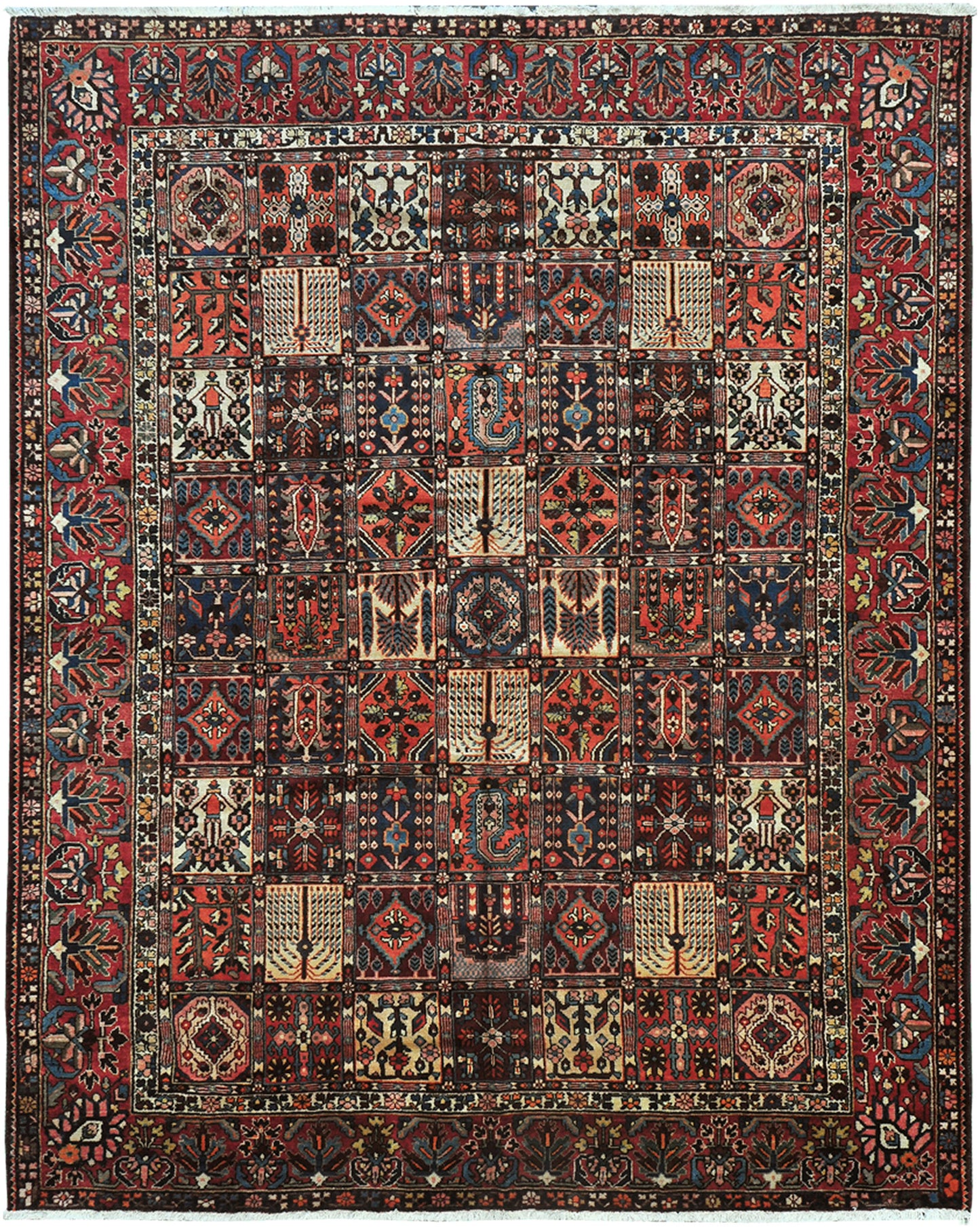 Persian Rug 3295 Vintage Persian Bakhtiari Rug 29761