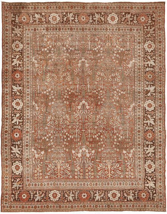 Persian Rug 2210 Antique Persian Tabriz 29962