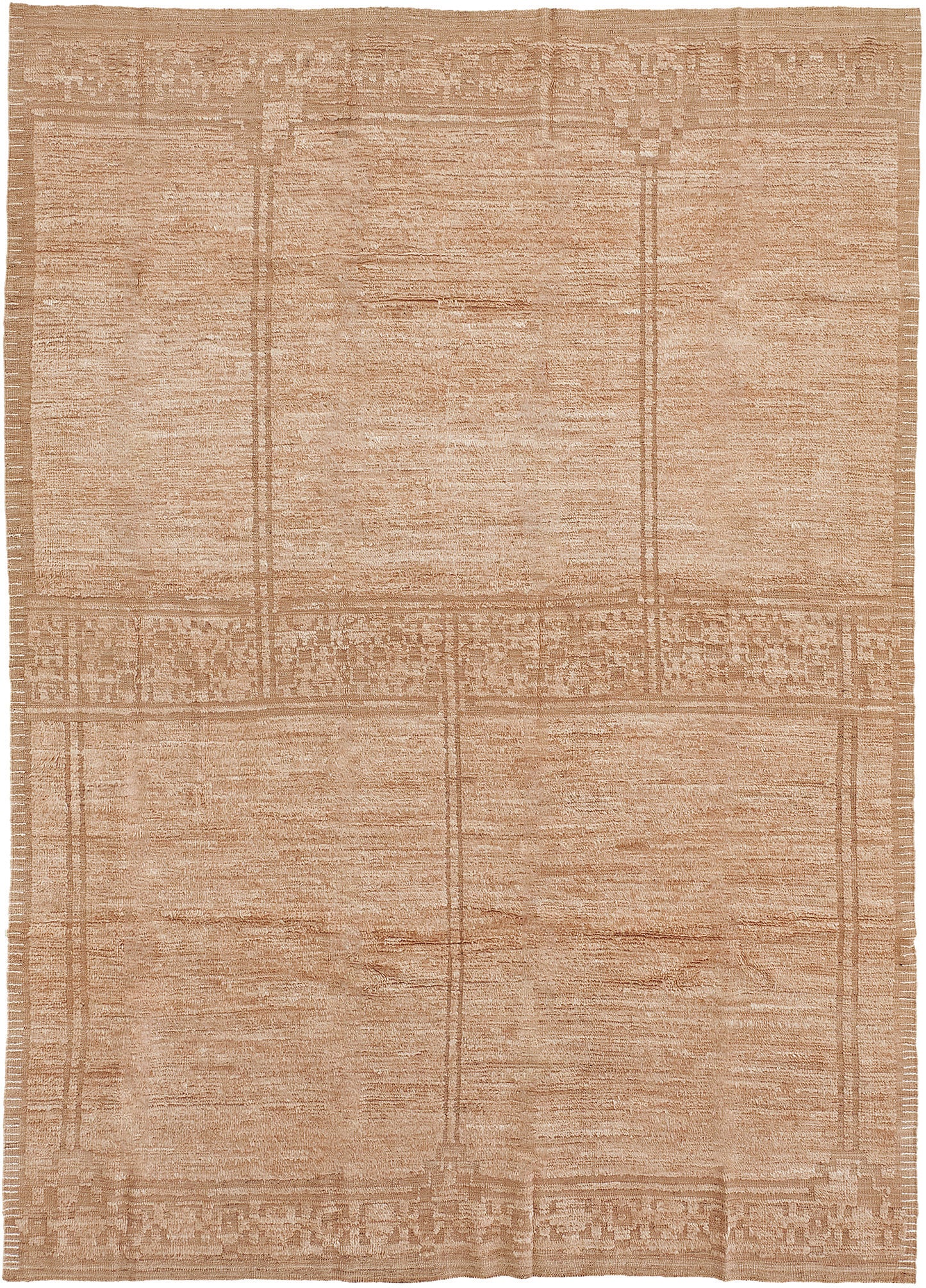 Udad, Nomad Collection, Terracotta - one-of-a-kind handmade area rug [#1]