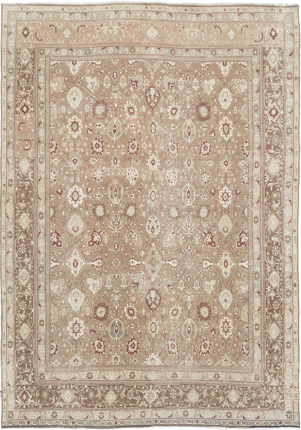 Persian Rug 3312 Vintage Persian Bidjar