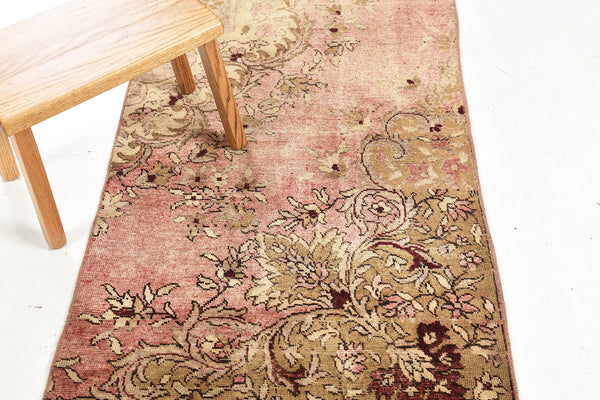 Vintage Turkish Anatolian - hand-knotted in Turkey - styled in room setting [#21]