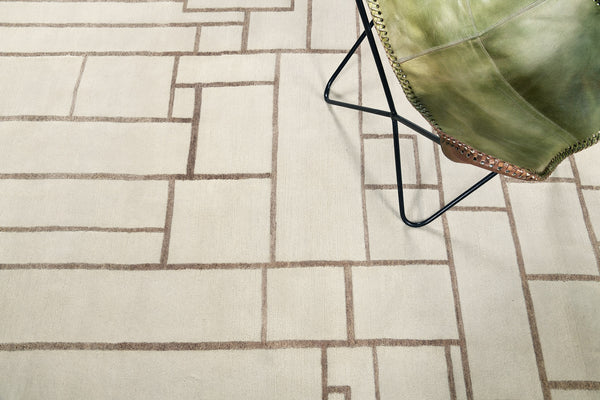 Portoro, Design Rhymes, Pale Clay - reverse side showing construction