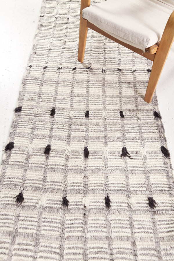 Amihan Runner, Sahara Collection, Metro - narrow runner - detailed border and fringe [#2]