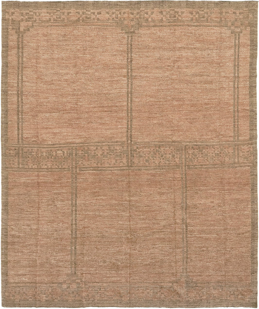 Udad, Nomad Collection, Terracotta - one-of-a-kind handmade area rug [#2]