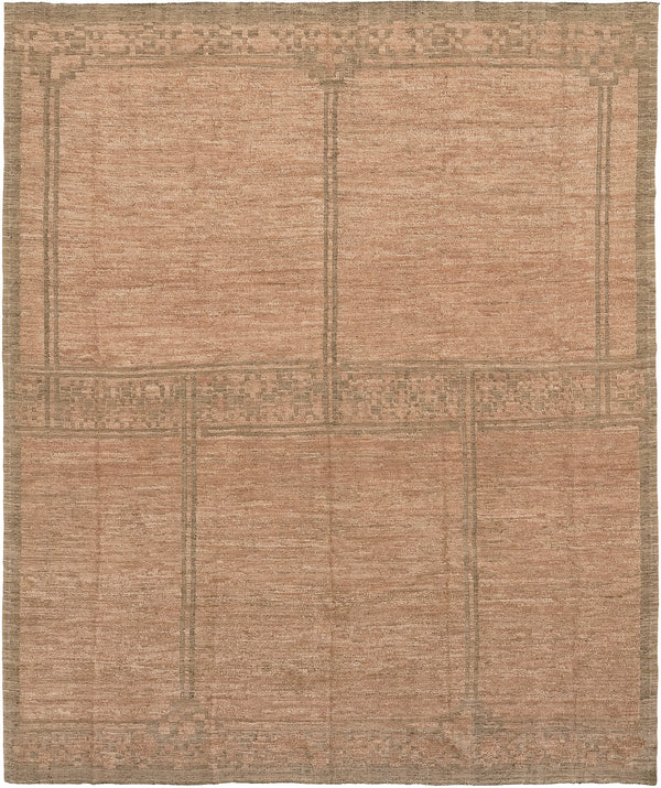 Udad, Nomad Collection, Terracotta - one-of-a-kind handmade area rug [#2]