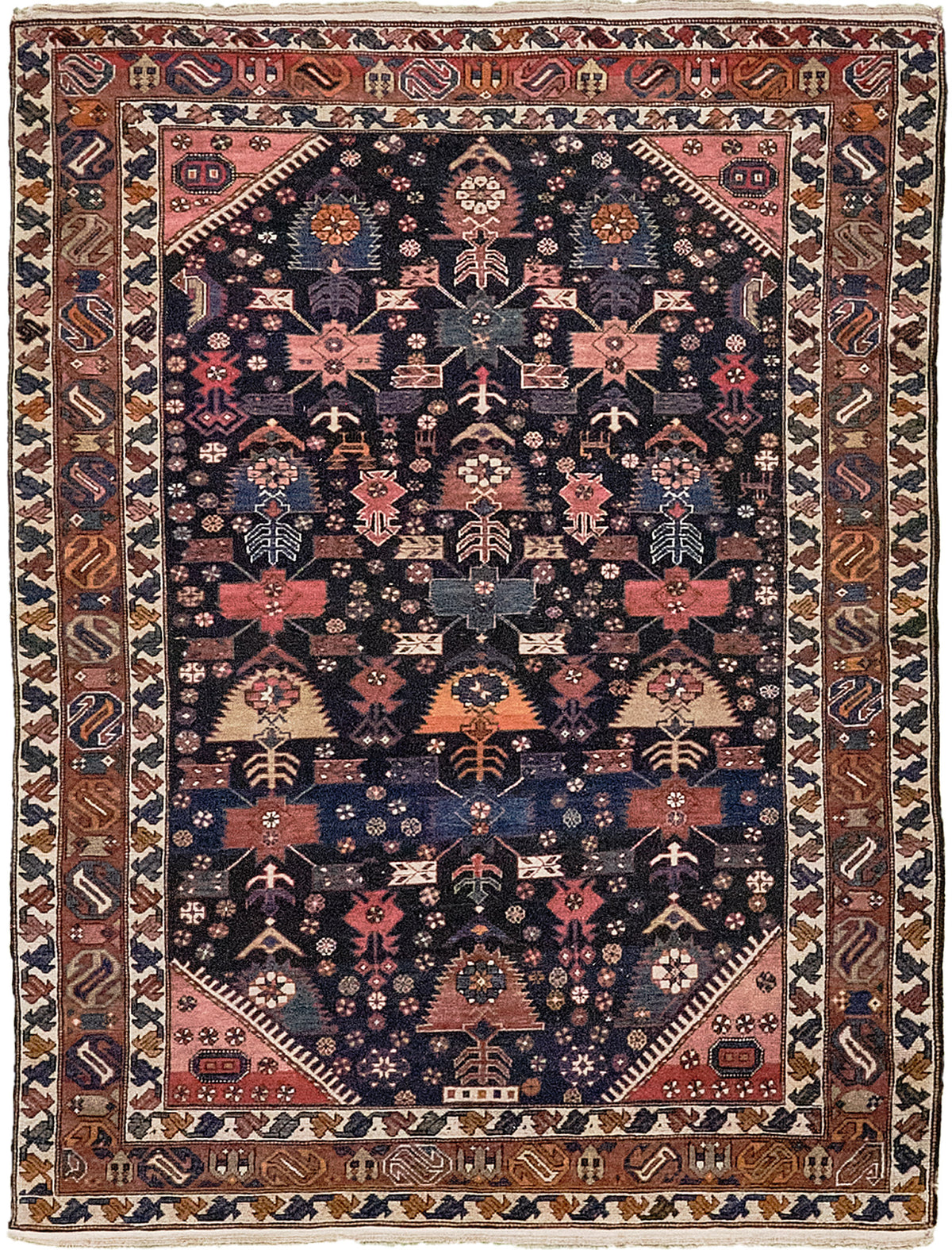 Antique Russian Shirvan Rug 31283 - one-of-a-kind handmade area rug
