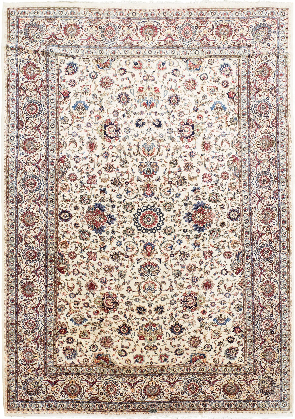 Persian Rug 3592 Vintage Persian Kashan