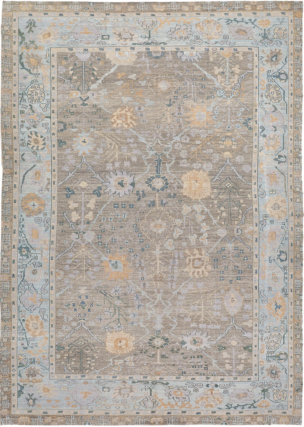 Oushak, Sultanabad Collection - one-of-a-kind handmade area rug [#1]