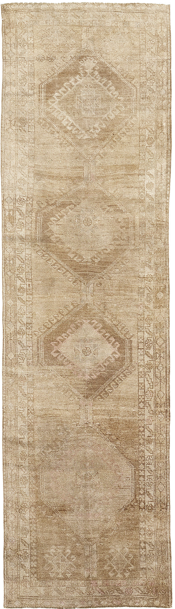 Vintage Turkish Kars Runner - narrow runner, hand-knotted in Turkey - one-of-a-kind handmade area rug [#1]