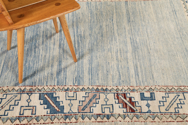 Vintage Turkish Anatolian - hand-knotted in Turkey - overhead flat lay view [#26]