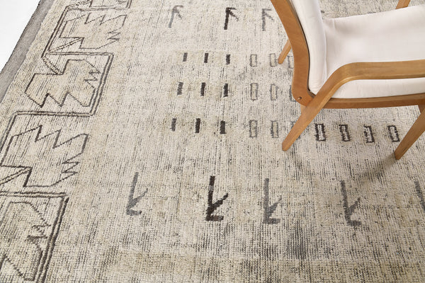 Kazak, Domicile Collection - close-up of weave texture and pile [#3]