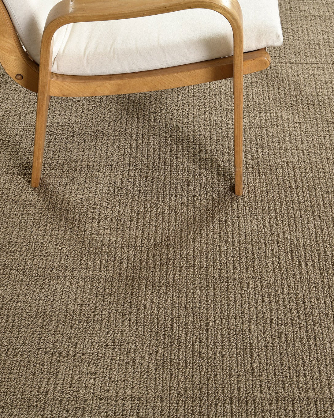 Sand Pebble Flatweave, Loam Collection, Taupe - one-of-a-kind handmade area rug