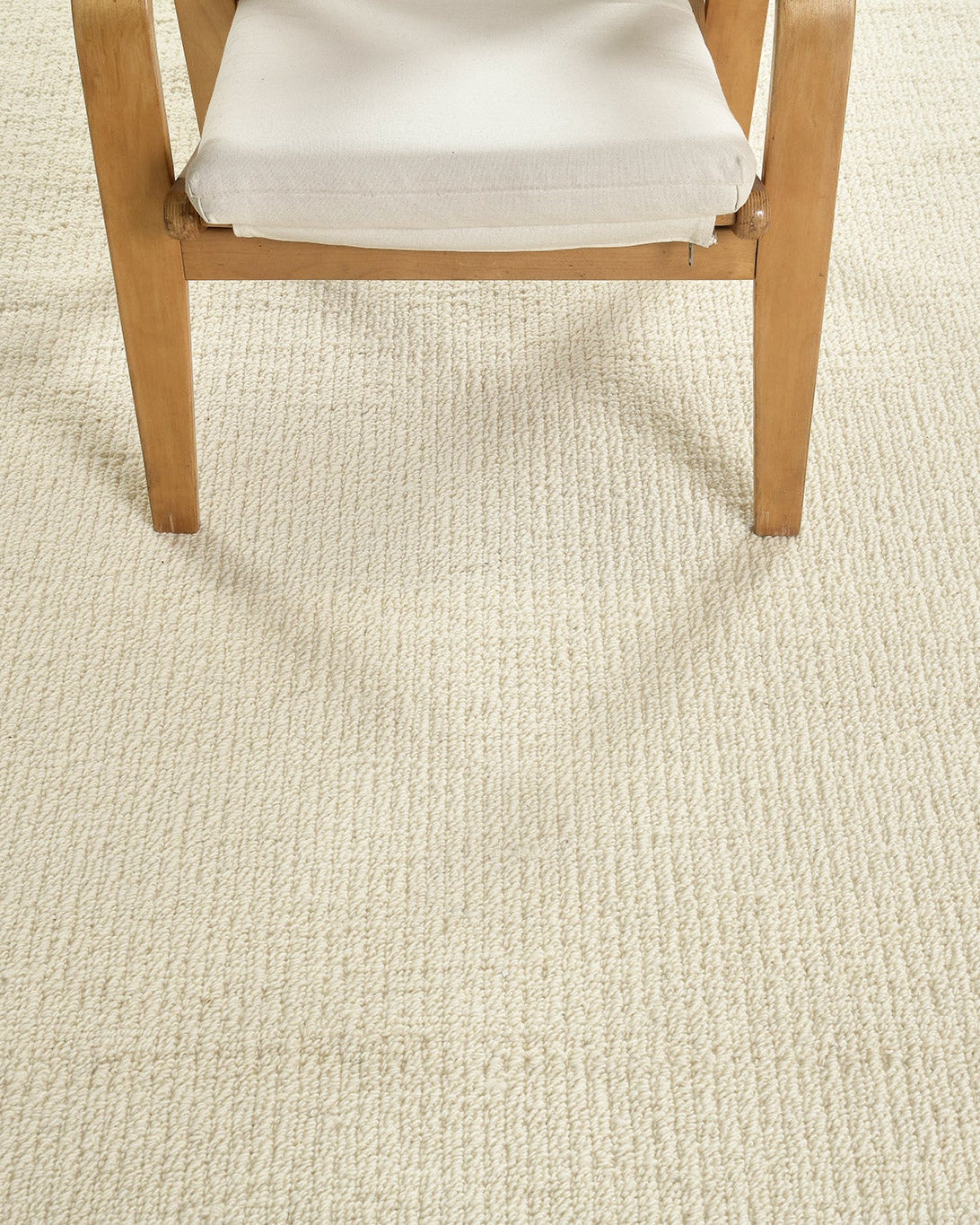 Sand Pebble Flatweave, Loam Collection, Ivory - one-of-a-kind handmade area rug
