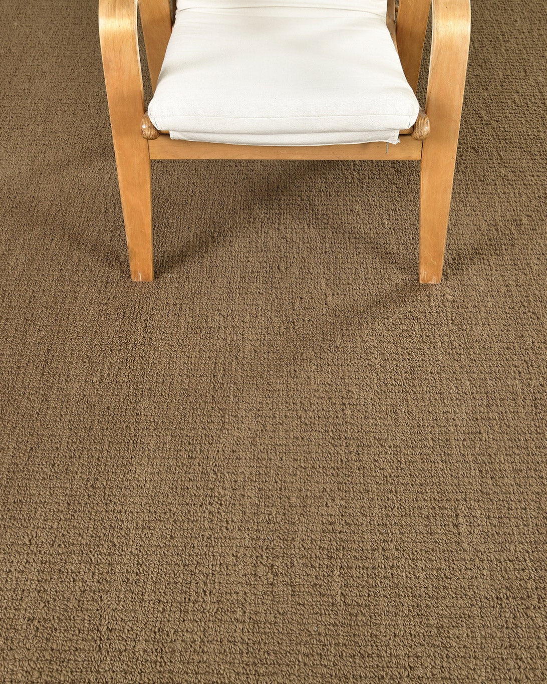 Sand Pebble Flatweave, Loam Collection, Chestnut - one-of-a-kind handmade area rug