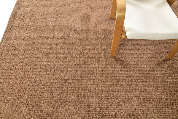Sand Pebble Flatweave, Loam Collection, Terracotta - overhead flat lay view