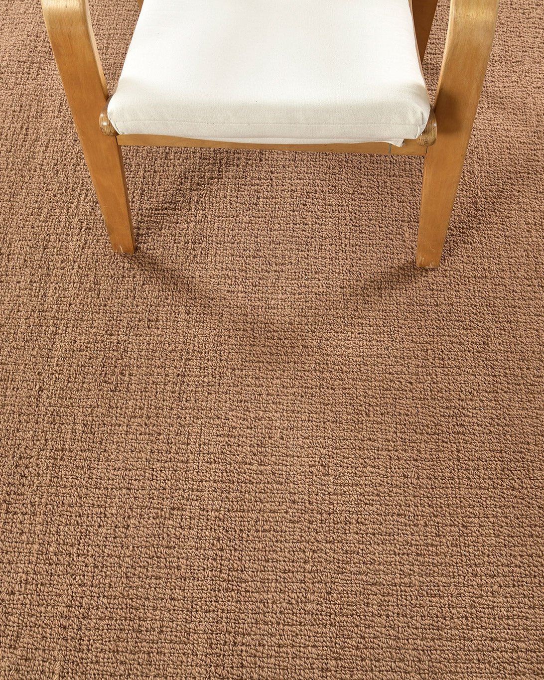 Sand Pebble Flatweave, Loam Collection, Terracotta - one-of-a-kind handmade area rug