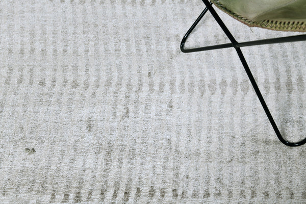 Fujin, Yokai Collection, Medium Taupe - close-up of weave texture and pile