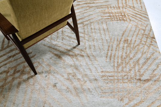 Otoroshi, Yokai Collection, Apricot Sun - close-up of weave texture and pile