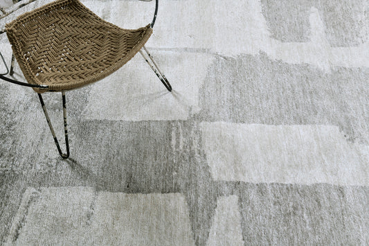Itsumade, Yokai Collection, Soft Taupe - close-up of weave texture and pile