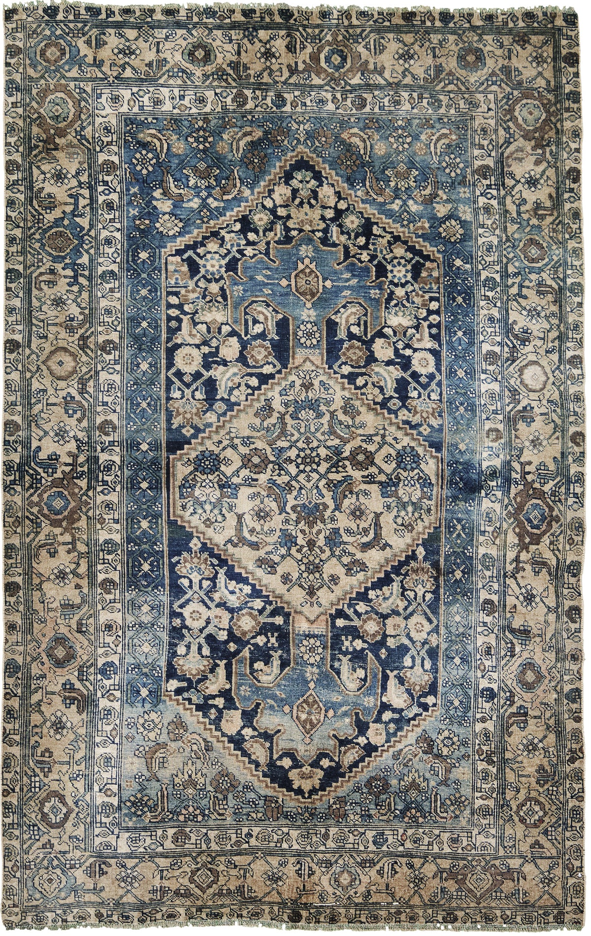 Antique Persian Bidjar - one-of-a-kind handmade area rug [#1]