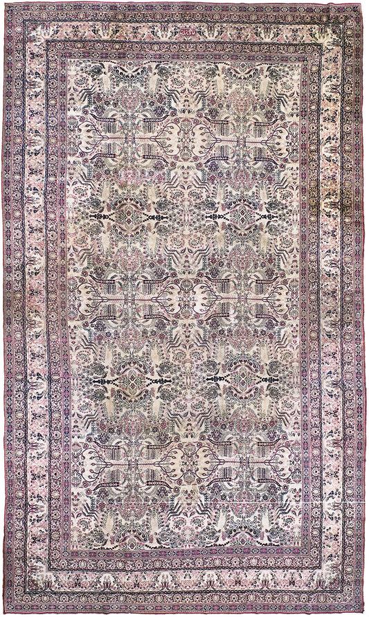 Persian Rug 871 Antique Persian Lavar Kerman