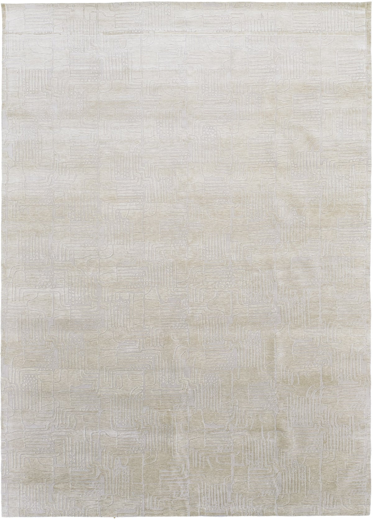 Fortuna by Erinn V, Bamboo - one-of-a-kind handmade area rug
